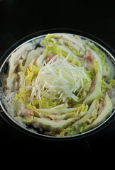 豚バラと白菜の重ね鍋