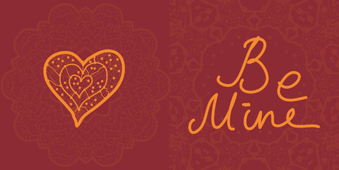 Valentine cards, vector design editable.