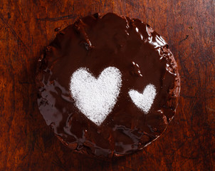 chocolate cake for valentine's day