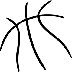 Basketball Ball Lines