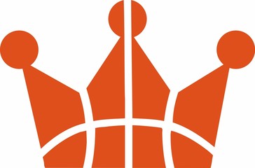 Basketball Pattern Crown