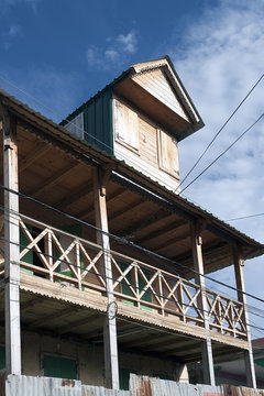 Traditionelles Holzhaus, Jacmel, Haiti