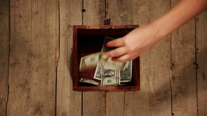 lot of dollars concept financing or crowdfunding