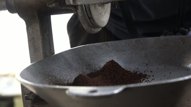 Coffee Grinder, Coffee Beans, Coffee Grounds
