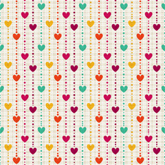 Hearts pattern