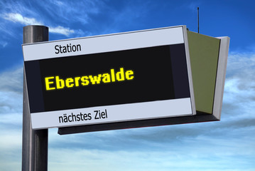 Anzeigetafel 6 - Eberswalde