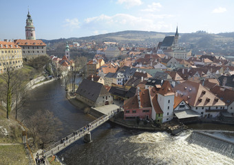 Obraz premium Český Krumlov in the Czech Republic.