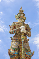 Fototapeta na wymiar Giant in Wat Phra Kaew Thailand