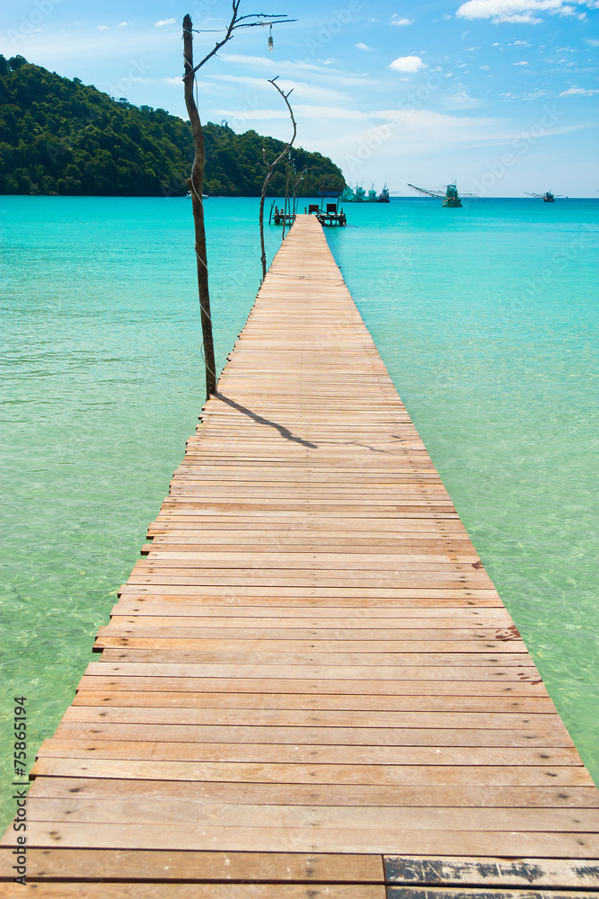 Canvas Prints way to yourself jetty to eternity