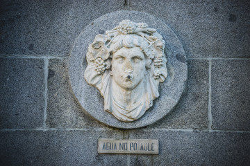 oldest street in the capital of Spain, the city of Madrid, its a