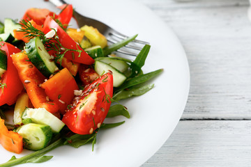 Fresh homemade salad