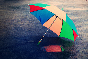 umbrella on a rainy day