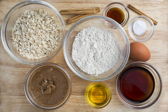 Baking Ingredients from Above