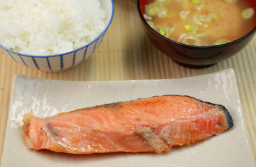 鮭定食