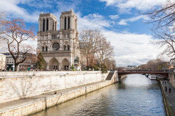 Fototapeta na wymiar Notre Dame de Paris, France.