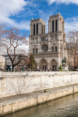 Fototapeta na wymiar Notre Dame de Paris, France.