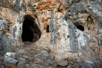 Entrance of cave