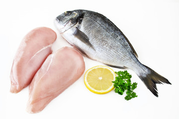 Fisch und Geflügel