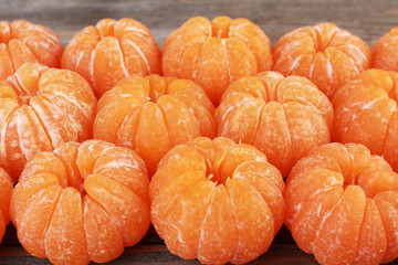 Tangerines close-up