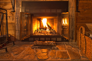 Warm Fireplace