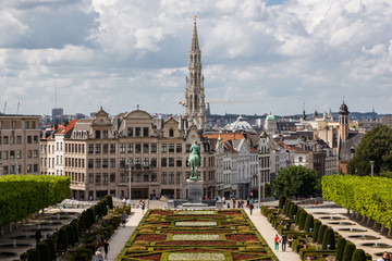 Cityscape of Brussels from Monts des Arts - 75874999