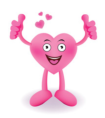 Cartoon Smiling heart