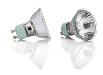 Halogen Lights bulb with path