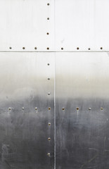 Metal background with rivets