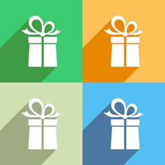 Gift box icons