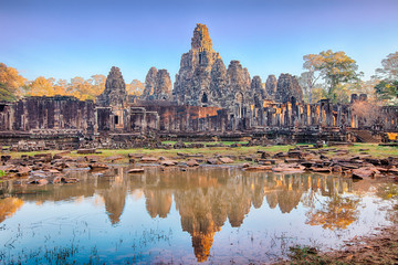 Bayon temple, Angkor, Siem Reap, Cambodia