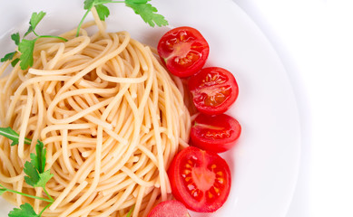 Pasta with tomato sauce