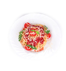 Pasta with tomato sauce