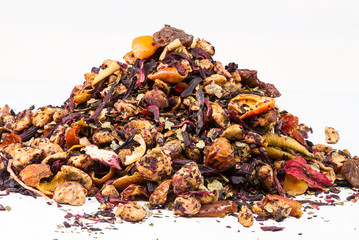 spice on a white background