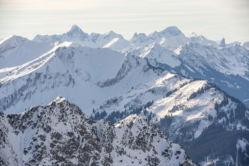 Obraz premium snowy german alps