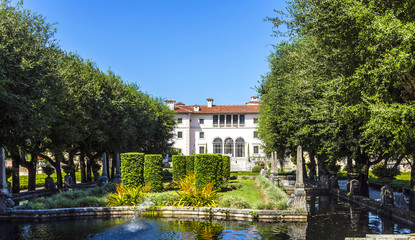 Vizcaya Museum and Garden in Miami, Florida