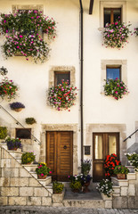 Fototapeta na wymiar italian doors and windows