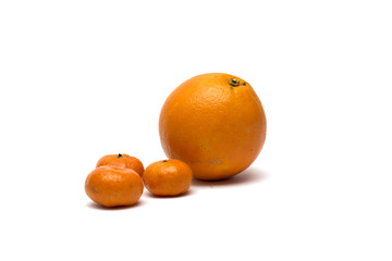 Ripe orange. Photo.