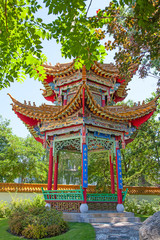 Fototapeta na wymiar Traditional chinese garden