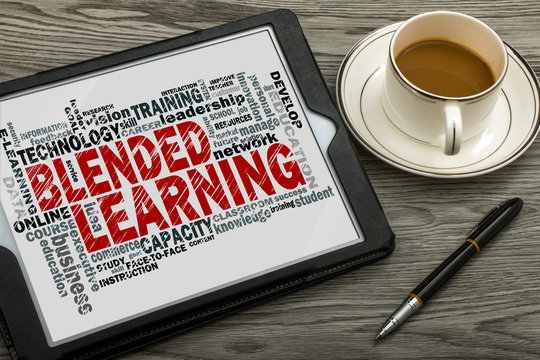 blended learning word cloud