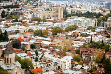 Fototapeta na wymiar Cityscape of Tbilisi