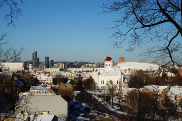 Obraz premium Vilnius in winter