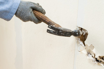 Breaking Drywall