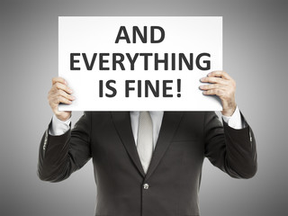 business man message