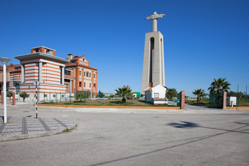 Obraz premium Christ the King Monument in Portugal