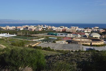 Fototapeta na wymiar Torremolinos, panorámica, Málaga, Andalucía