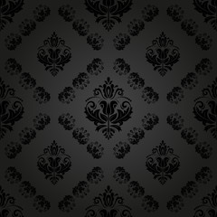 Damask Seamless Vector Pattern. Orient Background