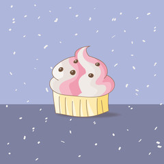 Hand-Drawn Cupcake