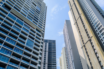 Fototapeta na wymiar View of Modern Buidings in Bangkok