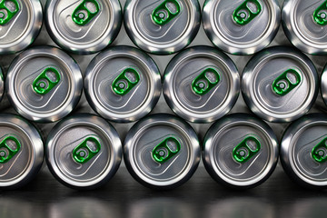 Pattern from much of drinking cans