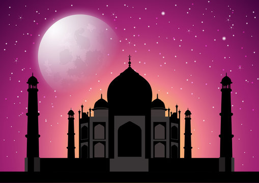 1246 Taj Mahal Night Images Stock Photos  Vectors  Shutterstock